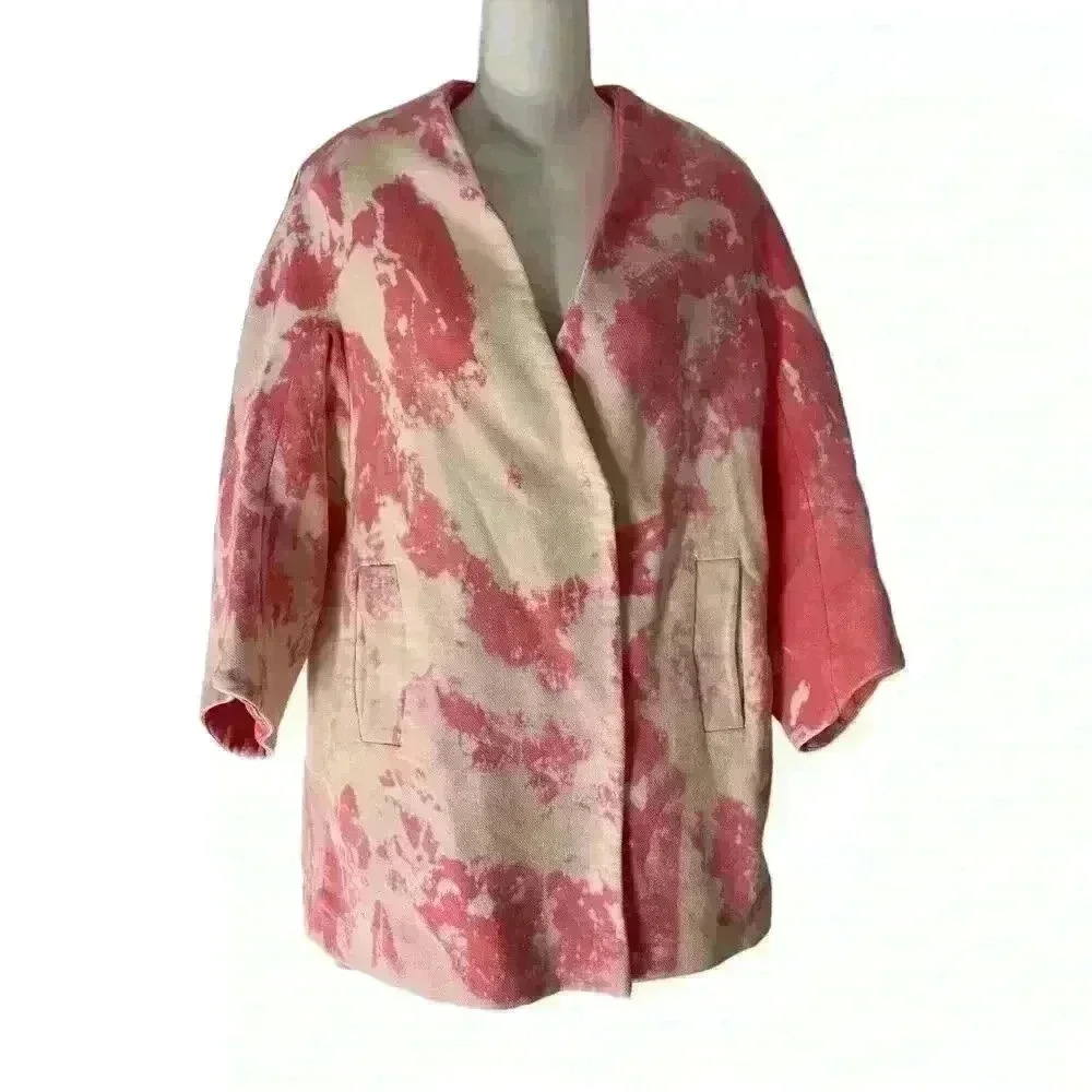 Zara Pink & White  Blazer Size Medium
